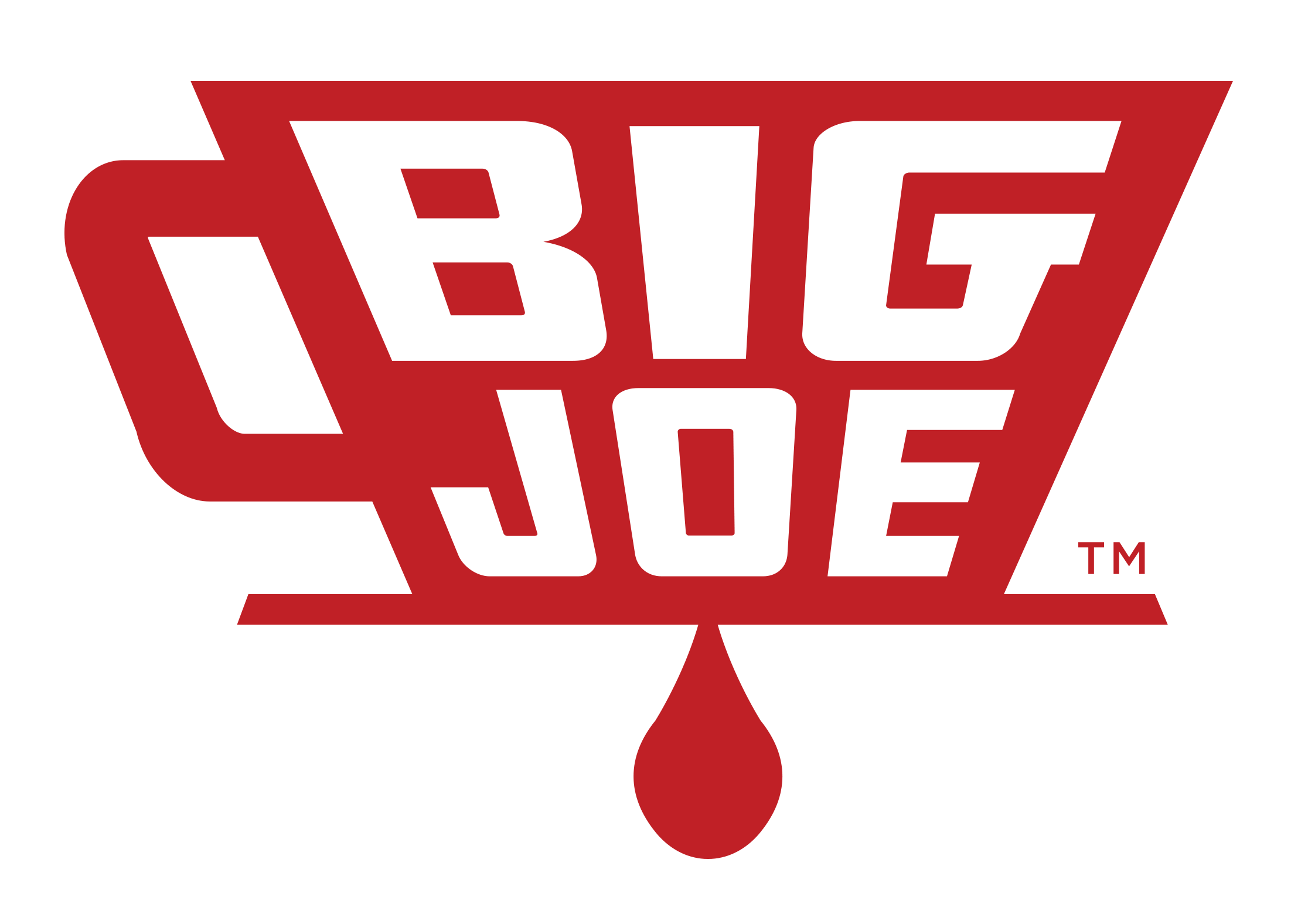 Red - Logo - Big Joe Coffee - Extra Large Pour Over Coffee Maker