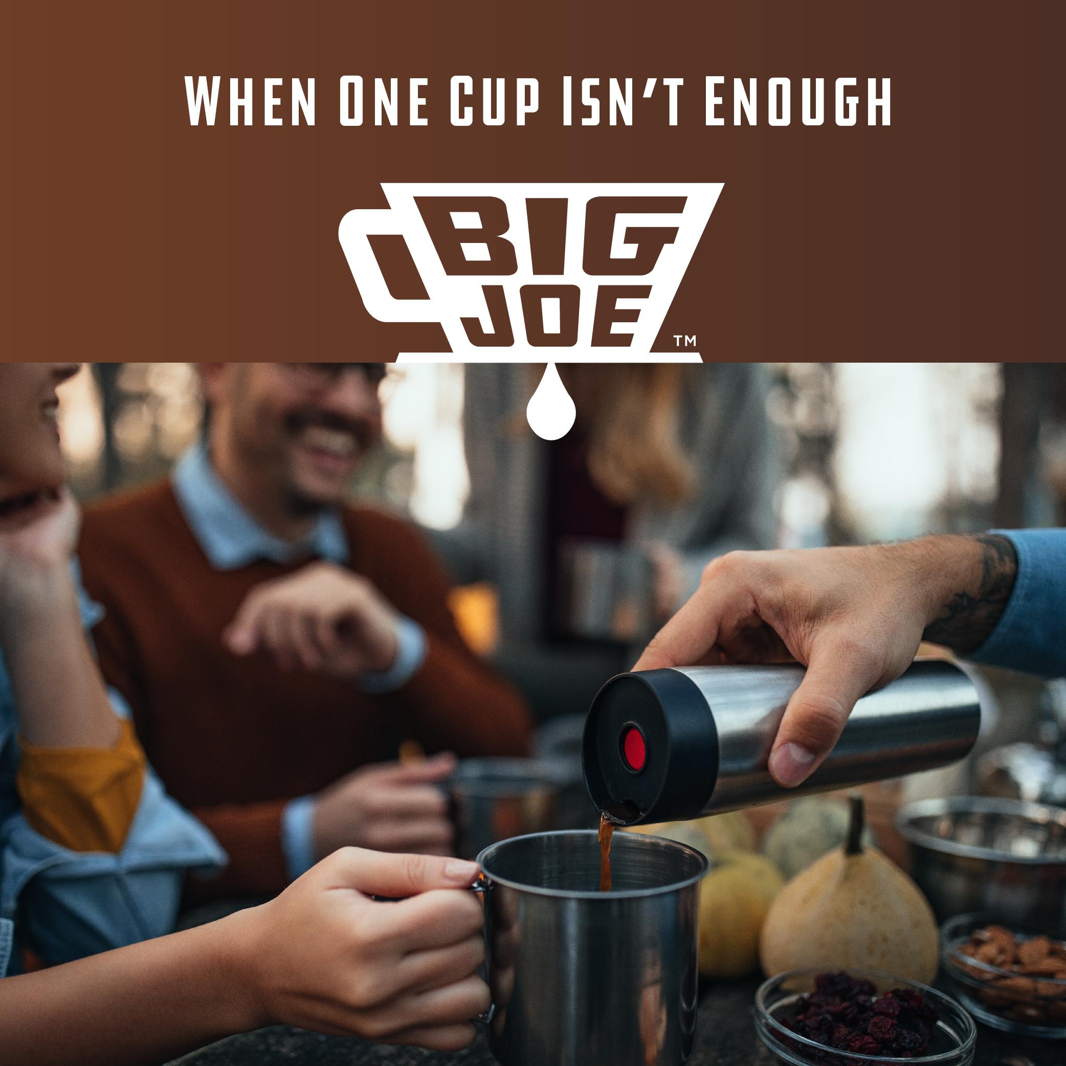 Big Joe Large Pour Over Coffee Maker with 50 Large Filters